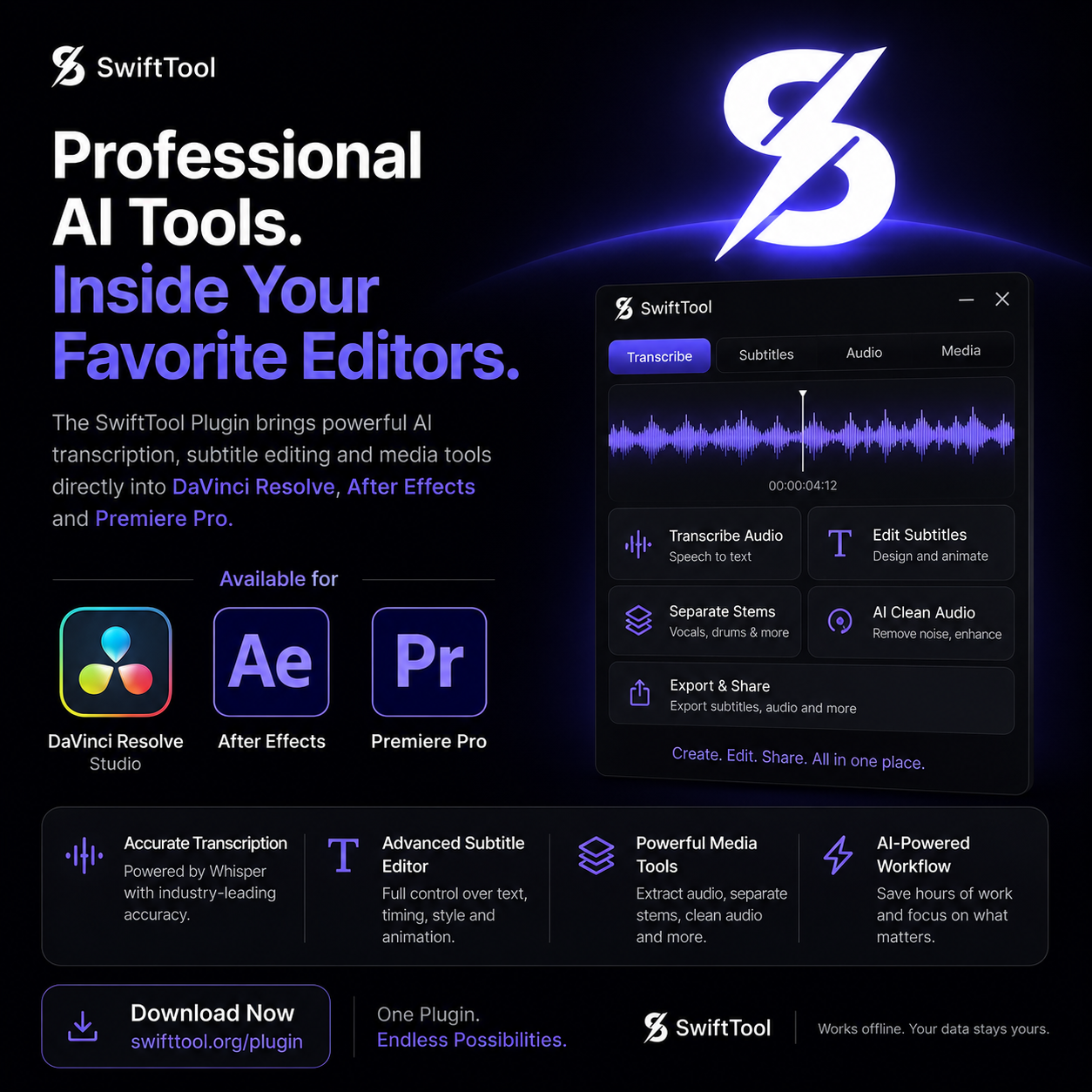 SwiftTool Editing Plugins
